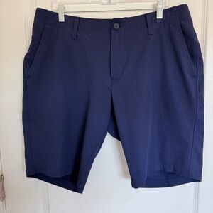 Under Armour Men's Dark Blue Flat Front Shorts